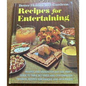 Better Homes and Gardens Recipes for Entertaining Sku 0168